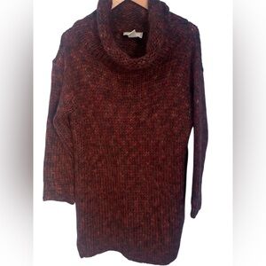 Vintage Express Tricot Made In Italy Wool Mohair Blend Cowl Neck Sweater XS